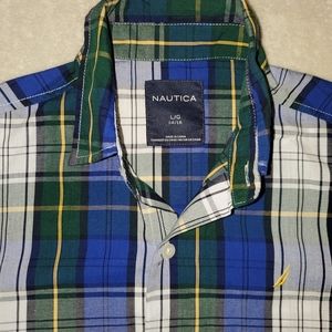 Nautica Boys Plaid Shirt